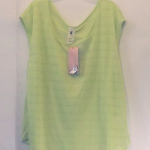 Needle and Thread Lime Short Sleeve Blouse